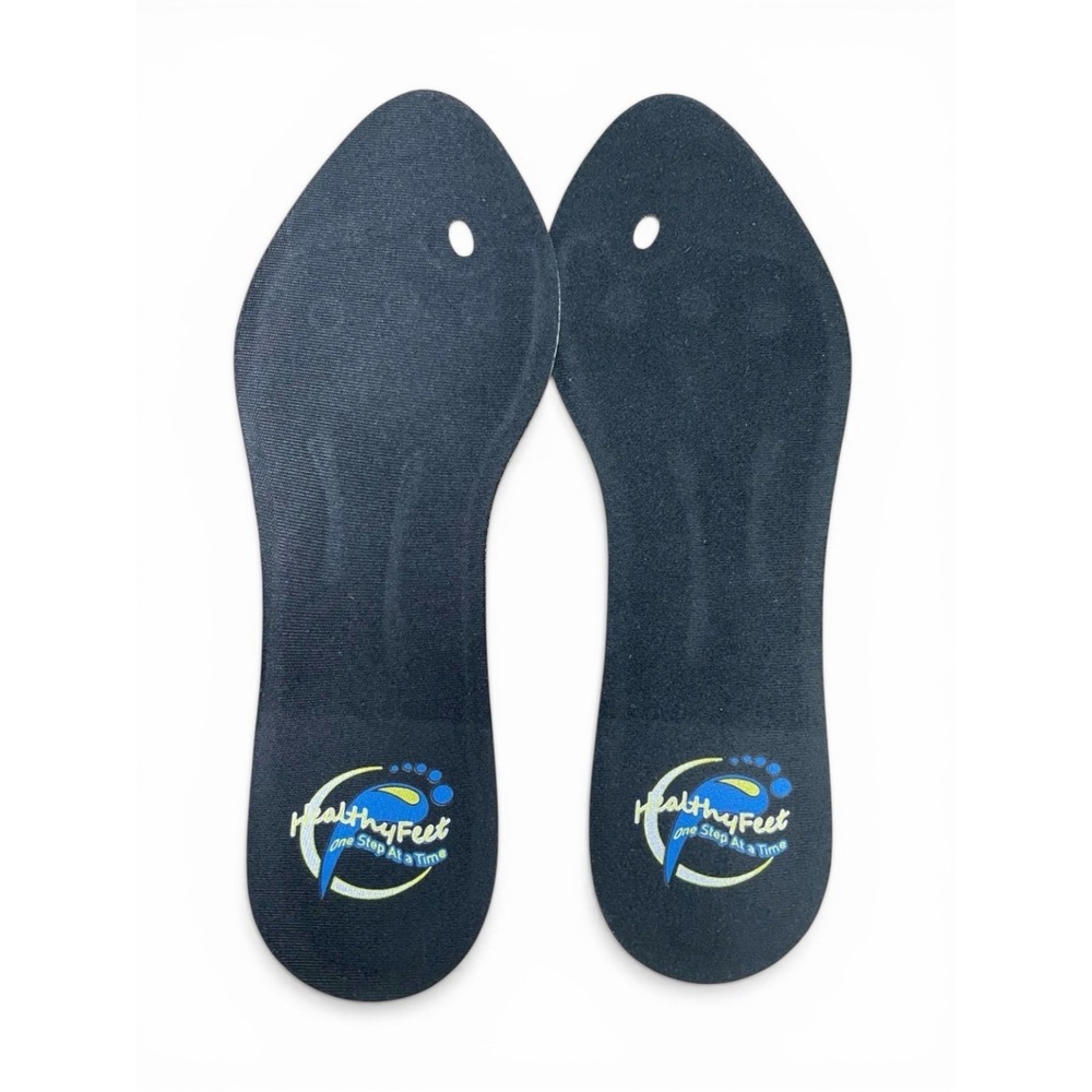 HealthyFeet L2 Fluid Technology Glycerin Massaging Insoles Black Mens
